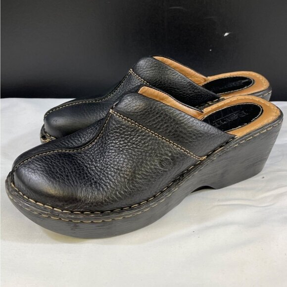 Born Women's Black Shoes/Heeled Mules Size 8 SKU 5453 - Picture 3 of 9